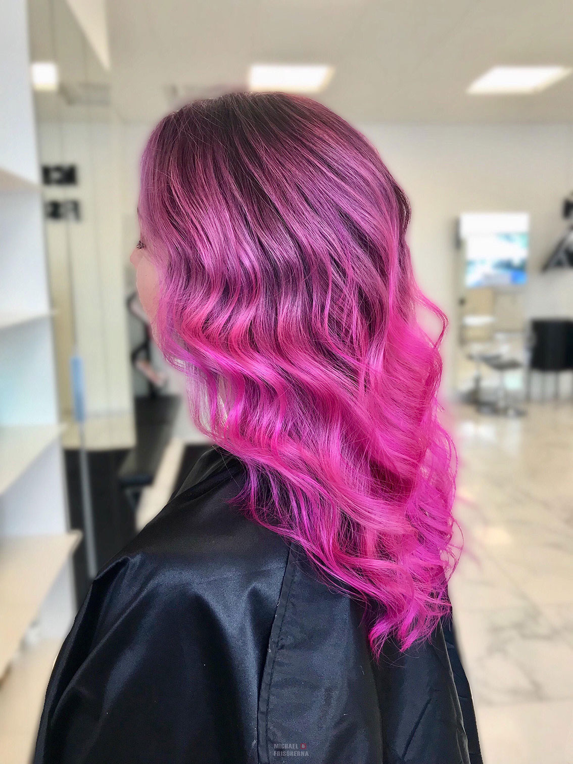 Pink hair