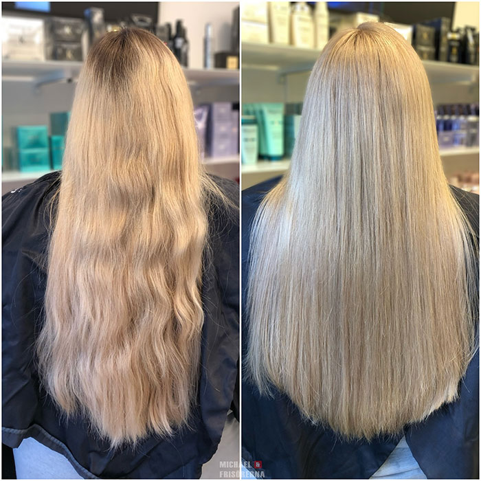 blond loreal ghd
