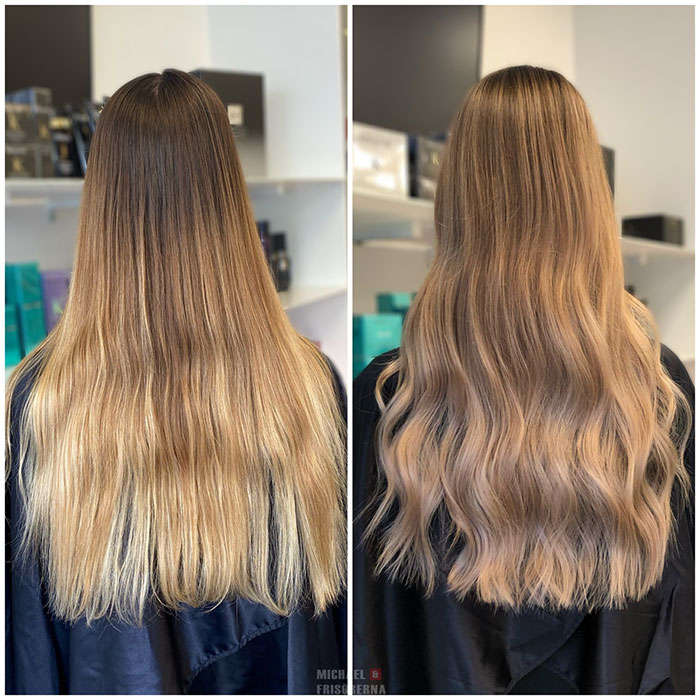 balayage ombre olaplex