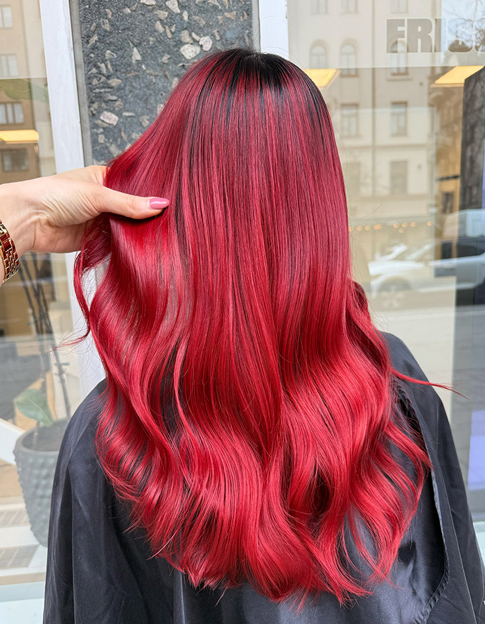 Intensiv rödhårfärg