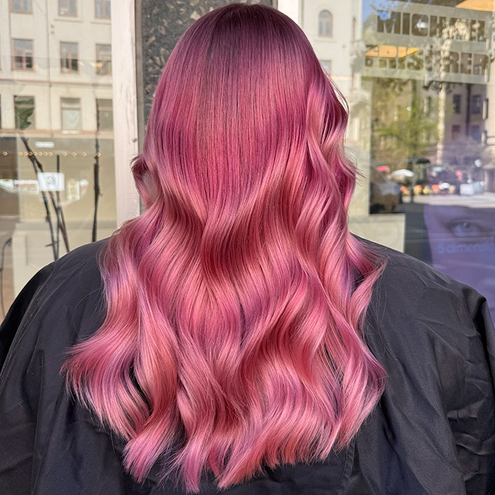 Pink hair